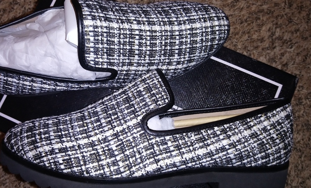 Karl Lagerfeld Paris Classic Textured Loafers